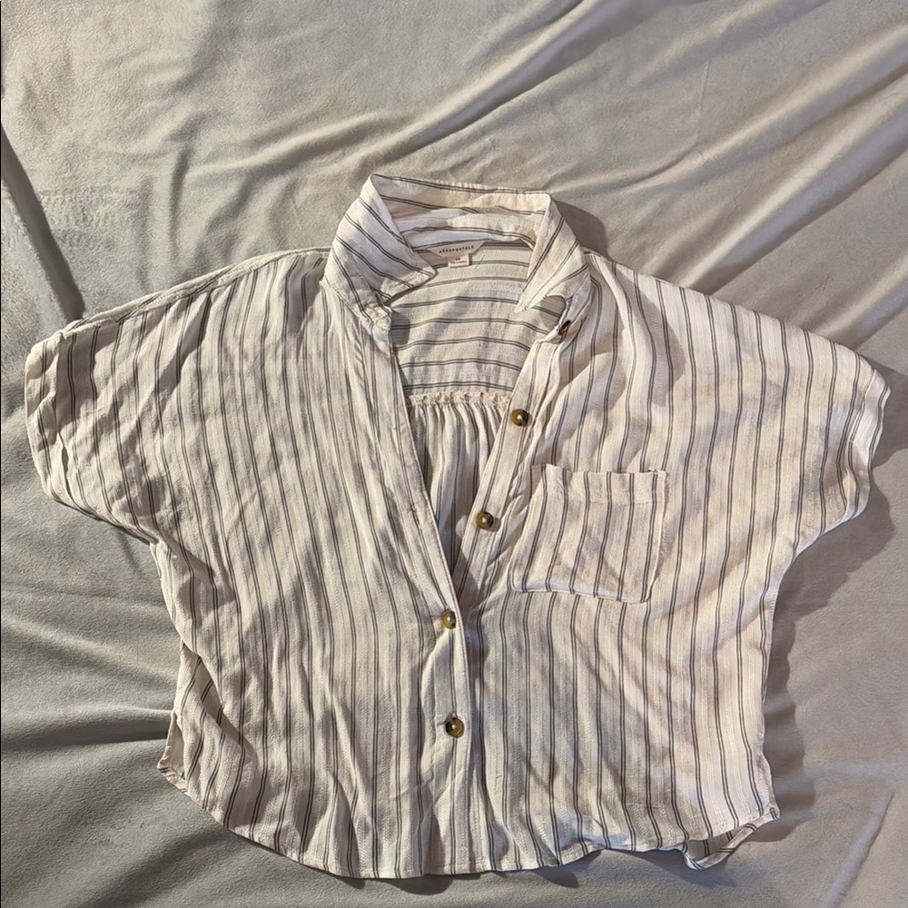 Aeropostale Striped Button-Up